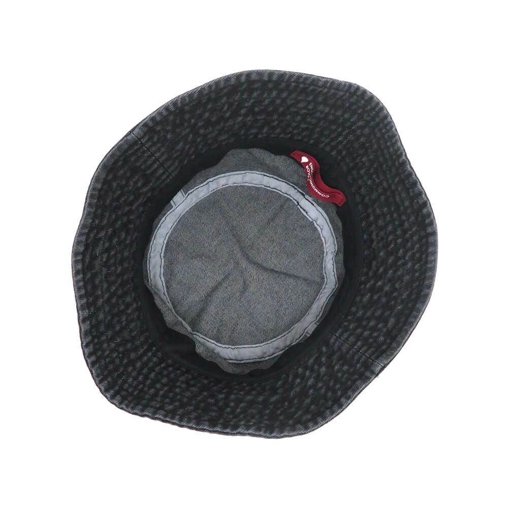 COLOR COMMUNICATIONS HAT カラーコミュニケーションズ ハット COTTON TAG BUCKET DENIM BLACK DENIM スケートボード スケボー 3