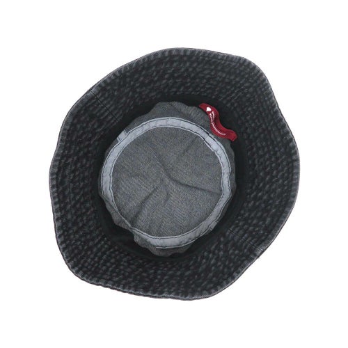 COLOR COMMUNICATIONS HAT カラーコミュニケーションズ ハット COTTON TAG BUCKET DENIM BLACK DENIM スケートボード スケボー 3