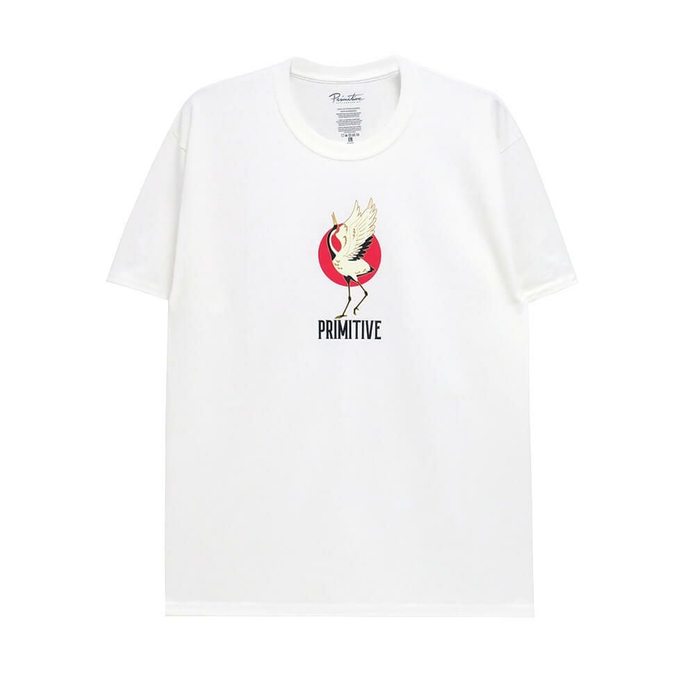 PRIMITIVE T-SHIRT プリミティブ Tシャツ RISING DIRTY P WHITE スケートボード スケボー 1