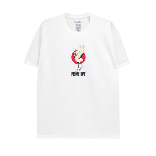 PRIMITIVE T-SHIRT プリミティブ Tシャツ RISING DIRTY P WHITE スケートボード スケボー 1