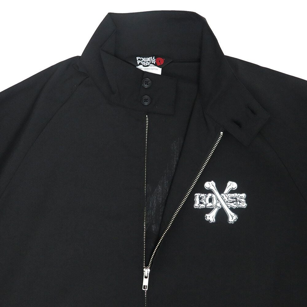 POWELL PERALTA JACKET パウエルペラルタ ジャケット CROSS BONES BLACK スケートボード スケボー 3