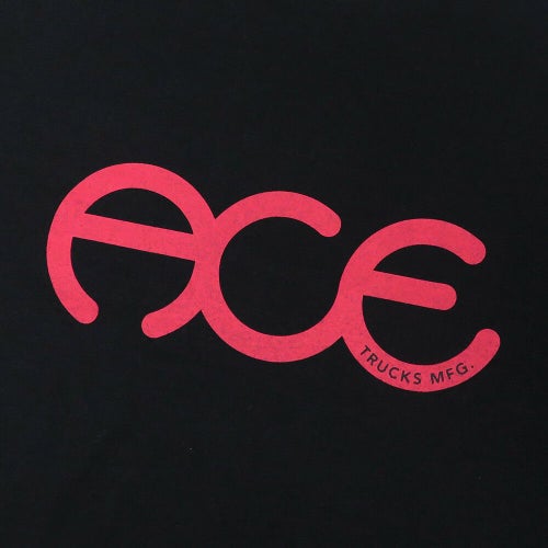 ACE T-SHIRT エース Tシャツ RINGS BLACK スケートボード スケボー 1