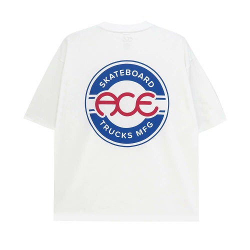  ACE T-SHIRT エース Tシャツ SEAL WHITE スケートボード スケボー 