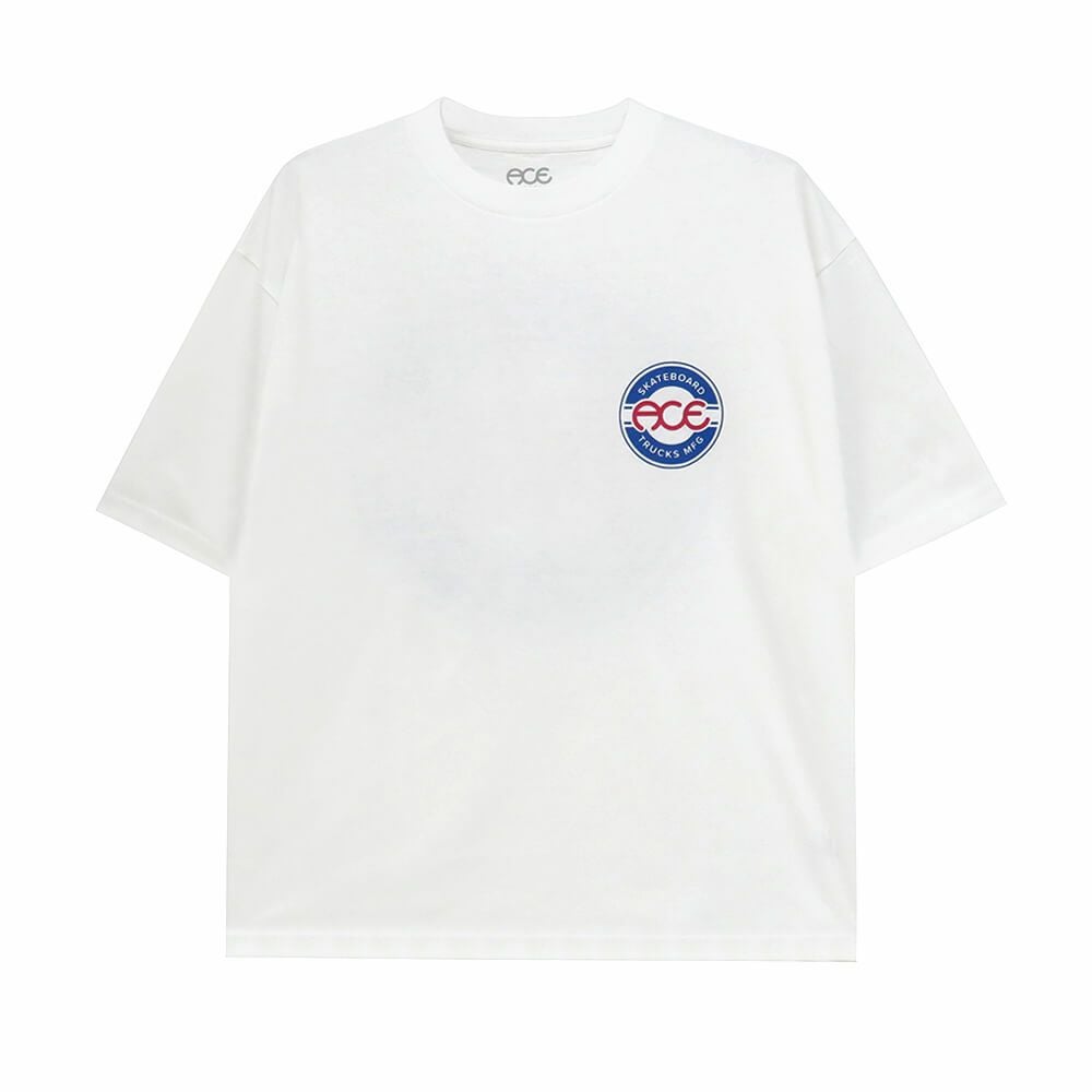  ACE T-SHIRT エース Tシャツ SEAL WHITE スケートボード スケボー 1