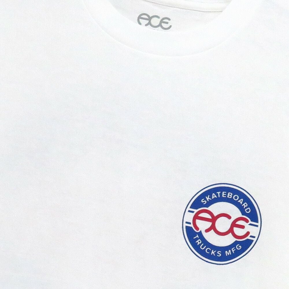  ACE T-SHIRT エース Tシャツ SEAL WHITE スケートボード スケボー 2