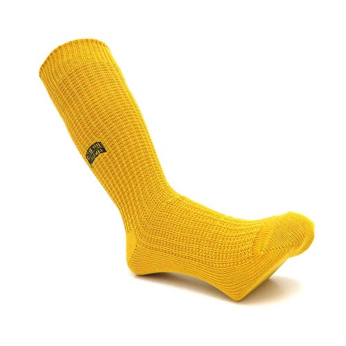 TIGHTBOOTH（TBPR）SOCKS タイトブース ソックス 靴下 WAFFLE MUSTARD スケートボード スケボー 
