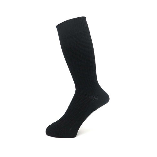 TIGHTBOOTH（TBPR）SOCKS タイトブース ソックス 靴下 WAFFLE BLACK スケートボード スケボー 1