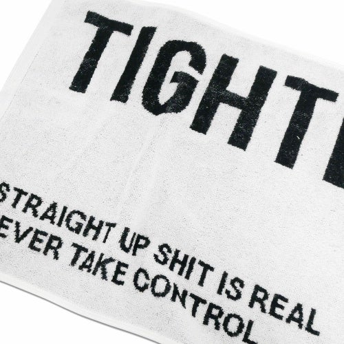 TIGHTBOOTH（TBPR）TOWEL タイトブース タオル LABEL LOGO FACE TOWEL WHITE スケートボード スケボー　3