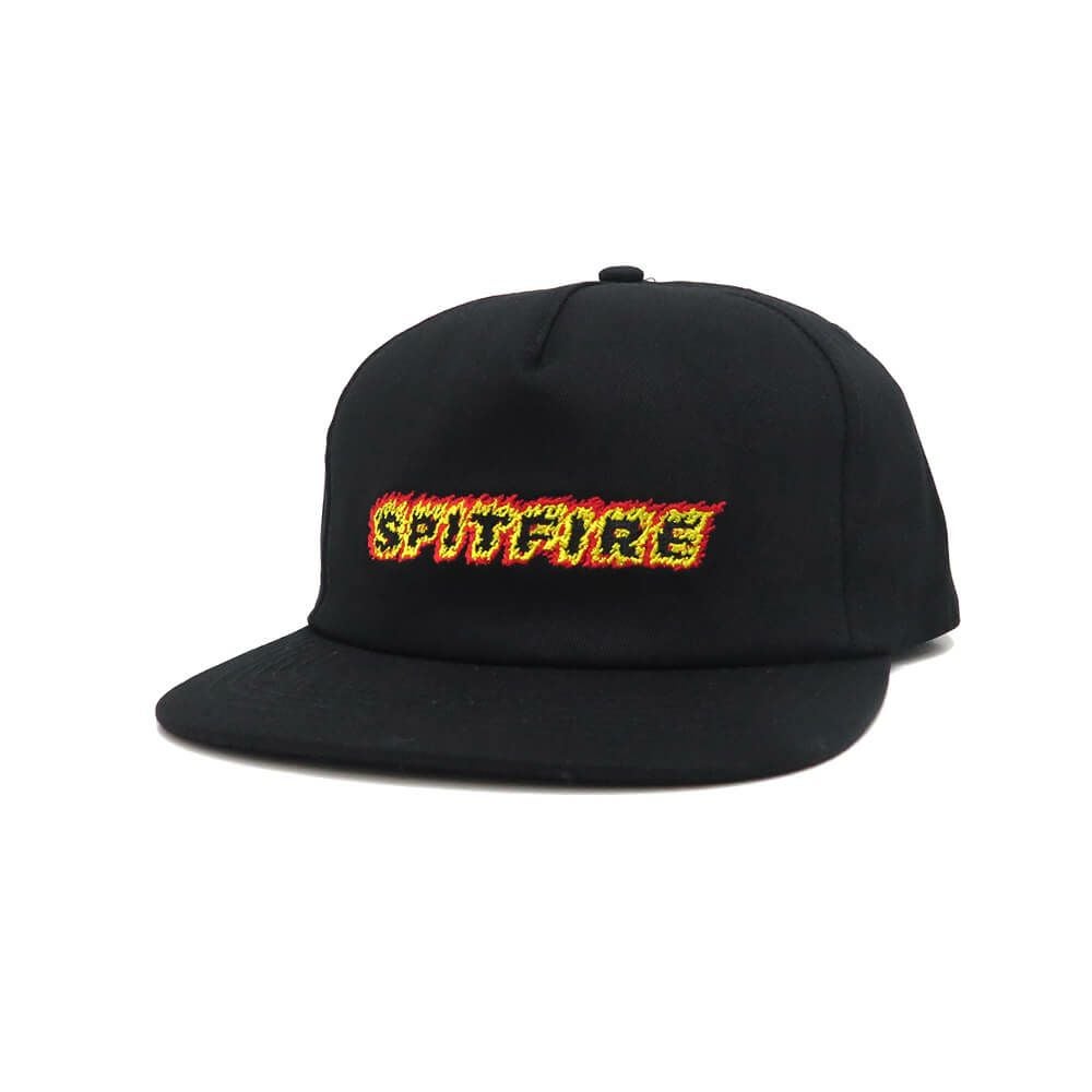 SPITFIRE CAP スピットファイヤー キャップ BIGHEAD SNAPBACK BLACK