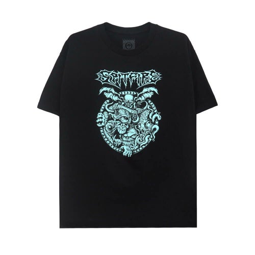 SPITFIRE T-SHIRT スピットファイヤー Tシャツ DEMON GATE GLOW BLACK スケートボード スケボー 