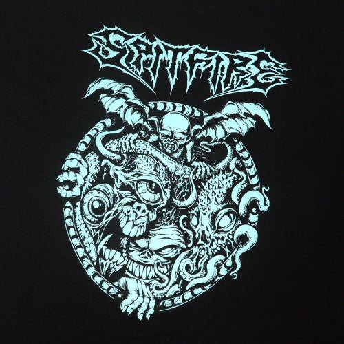 SPITFIRE T-SHIRT スピットファイヤー Tシャツ DEMON GATE GLOW BLACK スケートボード スケボー 1