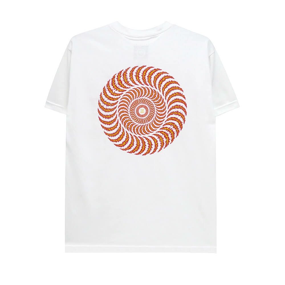  SPITFIRE T-SHIRT スピットファイヤー Tシャツ OG CLASSIC FLAME WHITE スケートボード スケボー 