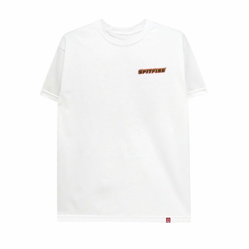  SPITFIRE T-SHIRT スピットファイヤー Tシャツ OG CLASSIC FLAME WHITE スケートボード スケボー 1