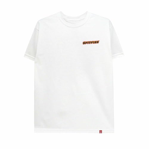  SPITFIRE T-SHIRT スピットファイヤー Tシャツ OG CLASSIC FLAME WHITE スケートボード スケボー 1