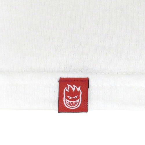 SPITFIRE T-SHIRT スピットファイヤー Tシャツ CLASSIC 87 SWIRL FILL WHITE/BLACK スケートボード スケボー 4