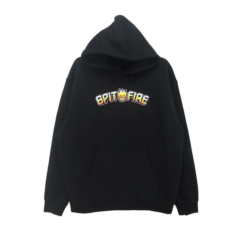 SPITFIRE HOOD スピットファイヤー パーカー HEATWAVE BLACK スケートボード スケボー 