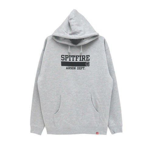 SPITFIRE HOOD スピットファイヤー パーカー ARSON DEPT GREY スケートボード スケボー 