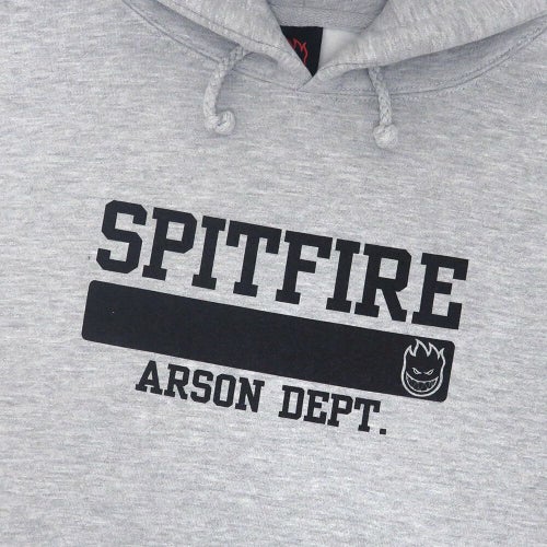 SPITFIRE HOOD スピットファイヤー パーカー ARSON DEPT GREY スケートボード スケボー 1