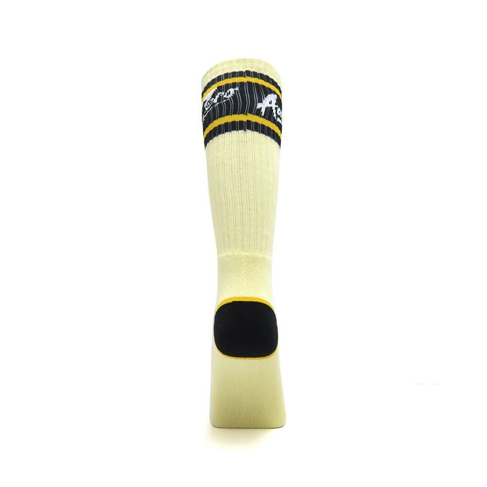 ANTIHERO SOCKS アンチヒーロー ソックス 靴下 SCRATCH CREAM/YELLOW/BLACK スケートボード スケボー 2