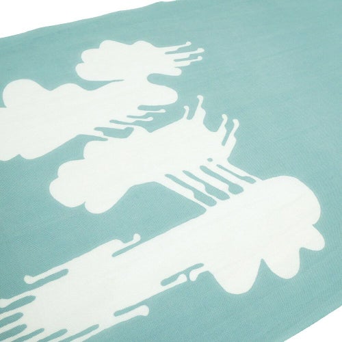 KAWA TENUGUI 川 手ぬぐい 青緑 スケートボード スケボー　2