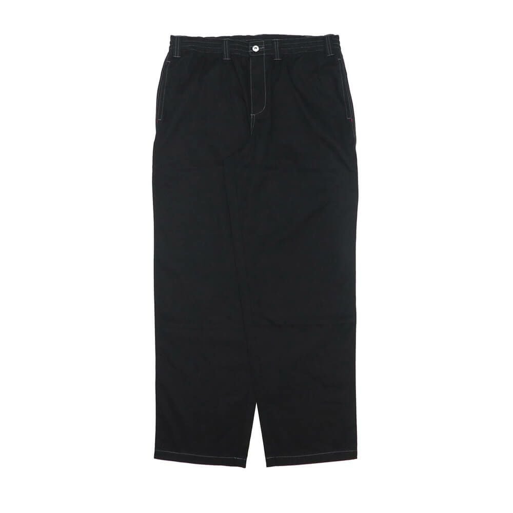 THEORIES PANTS セオリーズ パンツ ジーンズ STAMP LOUNGE CONTRAST STITCH BLACK スケートボード スケボー 