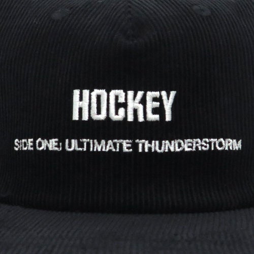HOCKEY CAP ホッケー キャップ SIDE ONE CORDUROY SNAPBACK BLACK スケートボード スケボー 6