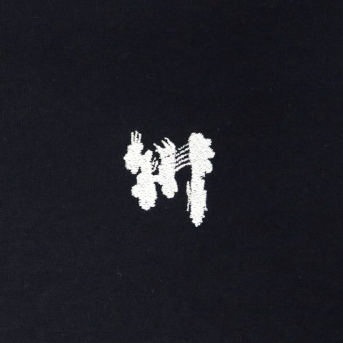 KAWA LONG SLEEVE 川 ロングスリーブTシャツ 川 LOGO 1 POINT BLACK/WHITE スケートボード スケボー 1