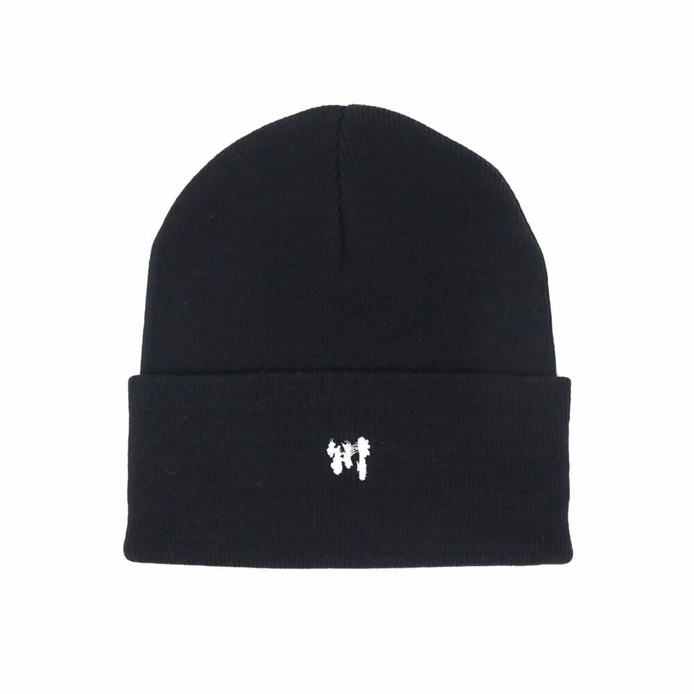KAWA KNITCAP 川 ニットキャップ 川 BEANIE BLACK スケートボード スケボー 