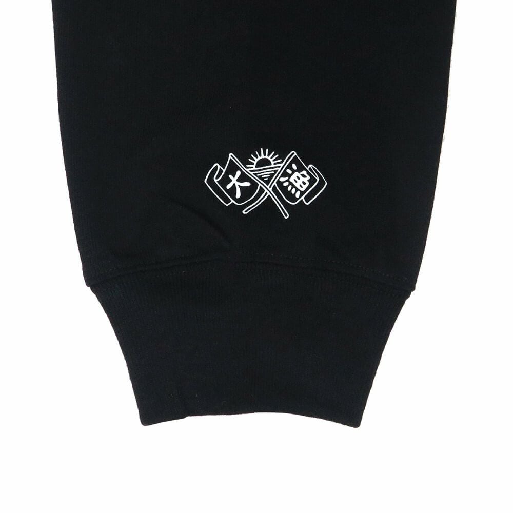 CHAOS FISHING CLUB LONG SLEEVE カオスフィッシングクラブ ロングスリーブTシャツ OSAKANA KUN BLACK スケートボード スケボー 2