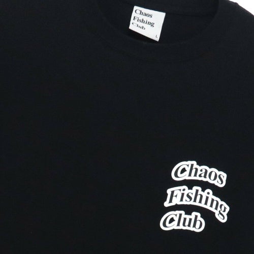 CHAOS FISHING CLUB LONG SLEEVE カオスフィッシングクラブ ロングスリーブTシャツ ARCH LOGO BLACK スケートボード スケボー 2