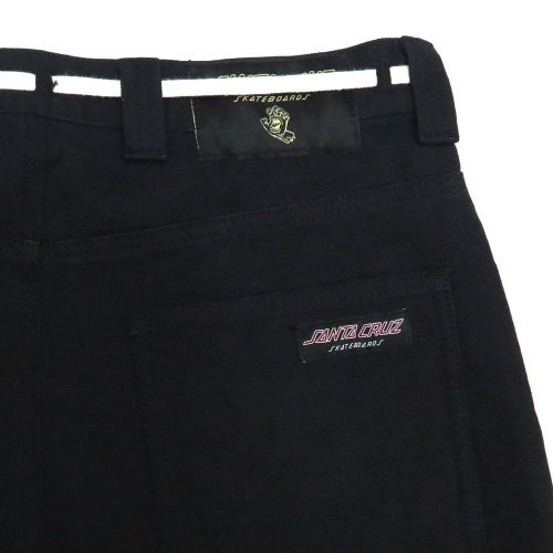 SANTA CRUZ PANTS サンタクルーズ パンツ ジーンズ 5 POCKET DUCK BLACK スケートボード スケボー 4
