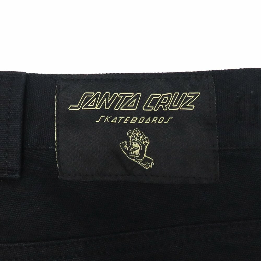 SANTA CRUZ PANTS サンタクルーズ パンツ ジーンズ 5 POCKET DUCK BLACK スケートボード スケボー 8