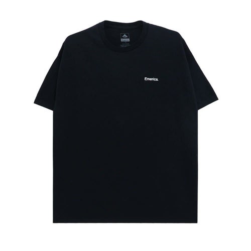 EMERICA T-SHIRT エメリカ Tシャツ LOCKUP BLACK スケートボード スケボー 1