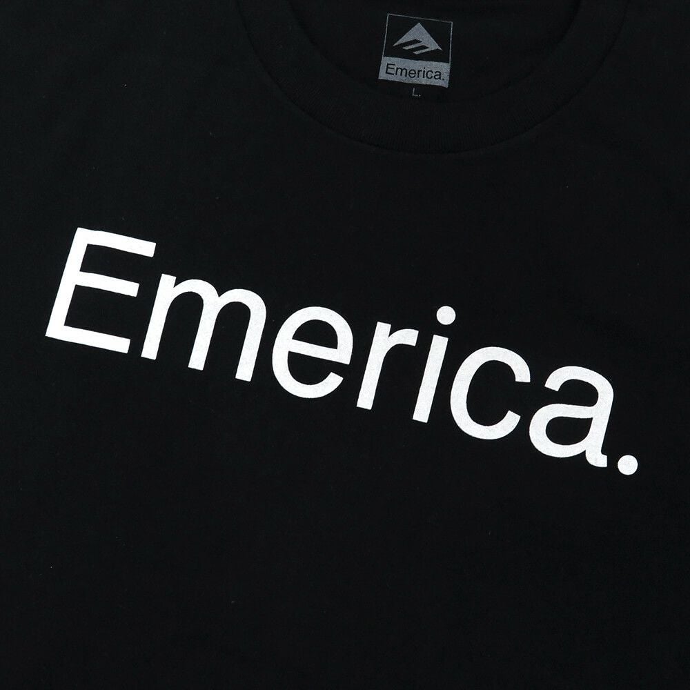 EMERICA T-SHIRT エメリカ Tシャツ PURE BLACK スケートボード スケボー 1