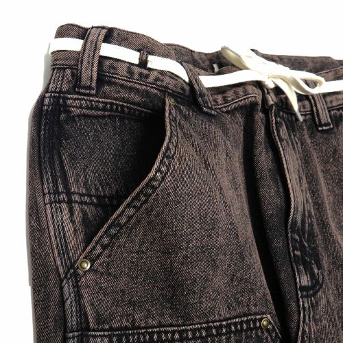 SANTA CRUZ JEANS サンタクルーズ パンツ ジーンズ DOUBLE KNEE CARPENTER DENIM BROWN WASH スケートボード スケボー 1