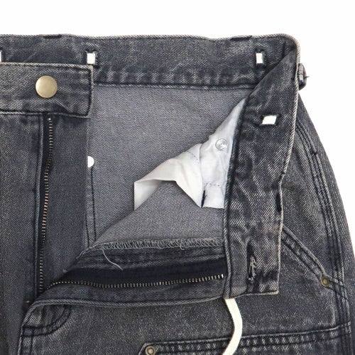 SANTA CRUZ JEANS サンタクルーズ パンツ ジーンズ DOUBLE KNEE CARPENTER DENIM BLACK WASH スケートボード スケボー 3