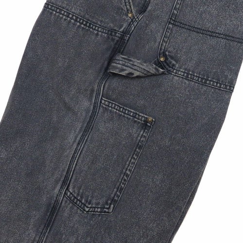 SANTA CRUZ JEANS サンタクルーズ パンツ ジーンズ DOUBLE KNEE CARPENTER DENIM BLACK WASH スケートボード スケボー 6