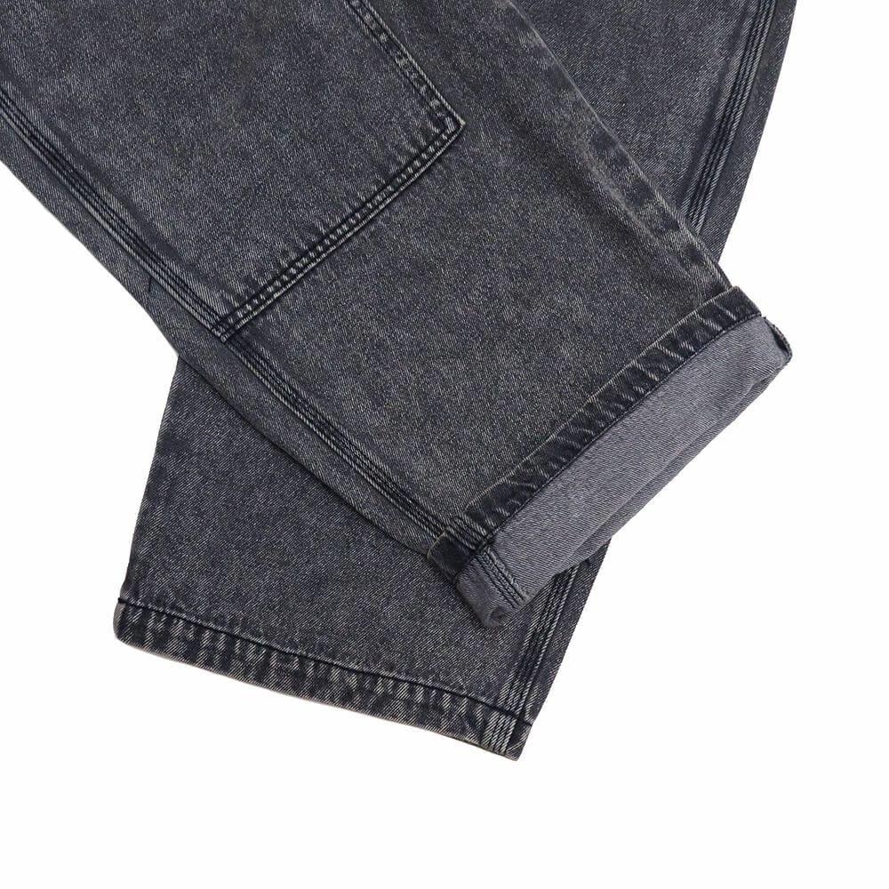 SANTA CRUZ JEANS サンタクルーズ パンツ ジーンズ DOUBLE KNEE CARPENTER DENIM BLACK WASH スケートボード スケボー 7