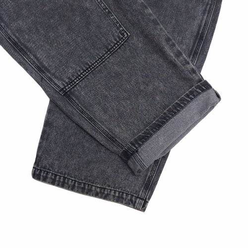 SANTA CRUZ JEANS サンタクルーズ パンツ ジーンズ DOUBLE KNEE CARPENTER DENIM BLACK WASH スケートボード スケボー 7