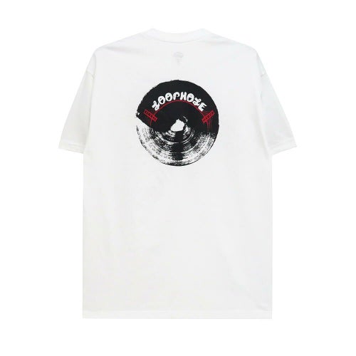 LOOP HOLE T-SHIRT ループホール Tシャツ BRIDGE BRUSH WHITE スケートボード スケボー 