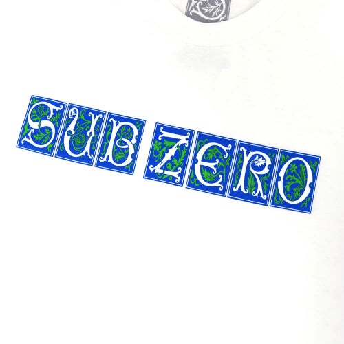 SUB ZERO T-SHIRT サブゼロ Tシャツ VINES WHITE スケートボード スケボー 1