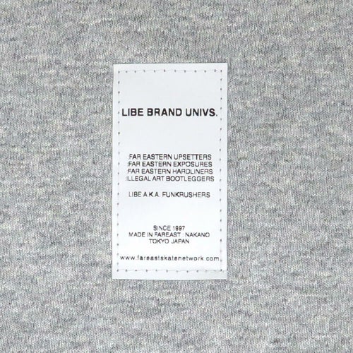 LIBE T-SHIRT ライブ Tシャツ NEW BLUE HEARTS GREY スケートボード スケボー 3