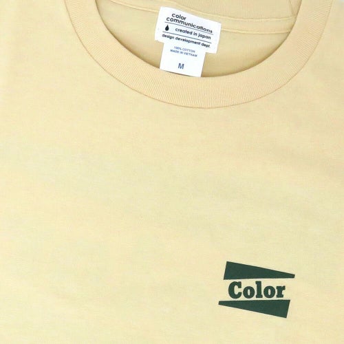 COLOR COMMUNICATIONS T-SHIRT カラーコミュニケーションズ Tシャツ RE-RETRO BAZ 2020 NATURAL スケートボード スケボー 2