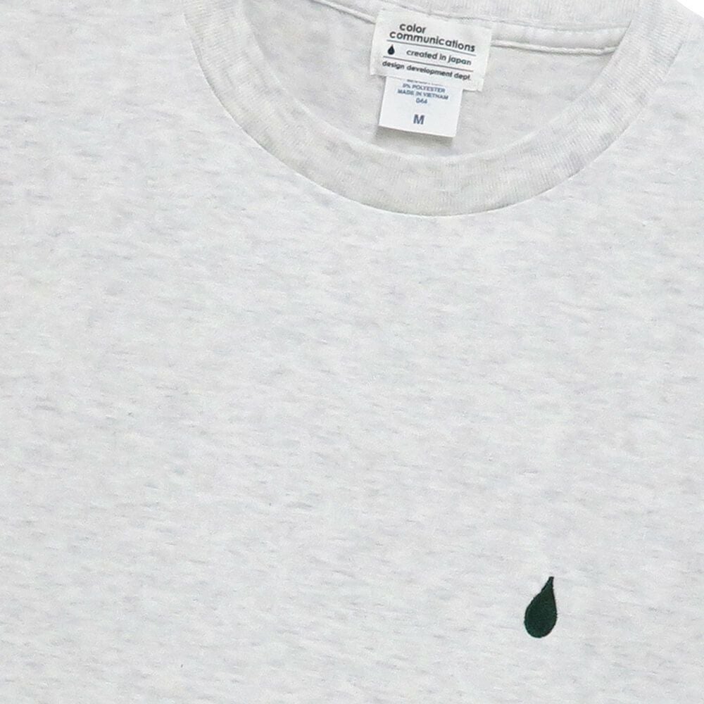 COLOR COMMUNICATIONS T-SHIRT カラーコミュニケーションズ Tシャツ RE-HALF STROKE FLAME 2011 ASH スケートボード スケボー 2