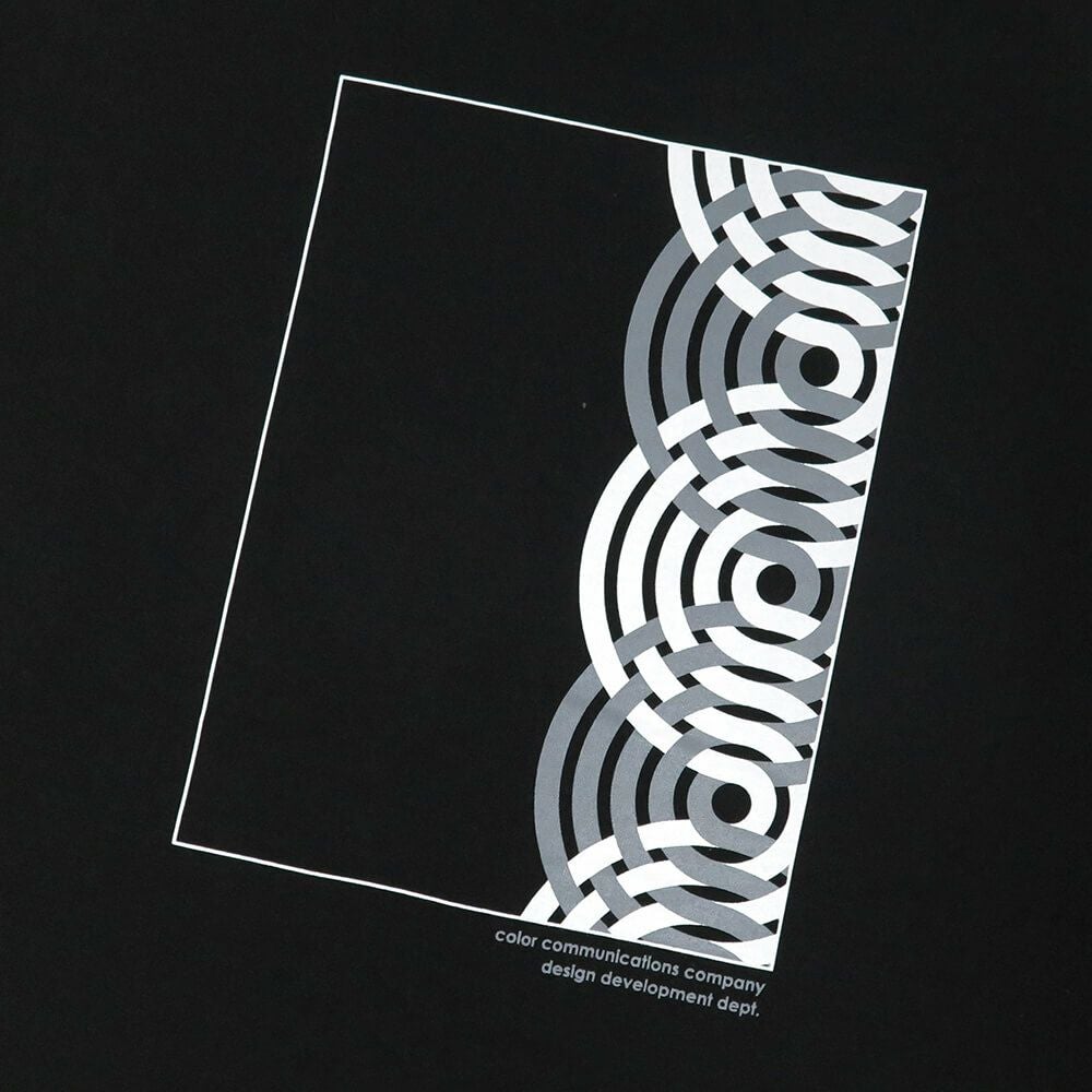 COLOR COMMUNICATIONS T-SHIRT カラーコミュニケーションズ Tシャツ RE-HALF STROKE FLAME 2011 BLACK スケートボード スケボー 4