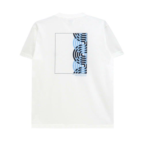 COLOR COMMUNICATIONS T-SHIRT カラーコミュニケーションズ Tシャツ RE-HALF STROKE FLAME 2011 WHITE スケートボード スケボー 