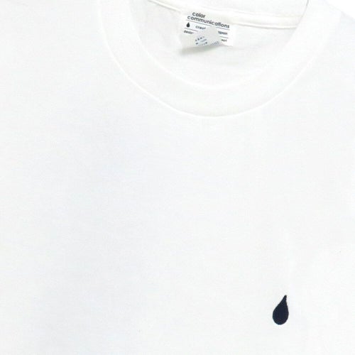 COLOR COMMUNICATIONS T-SHIRT カラーコミュニケーションズ Tシャツ RE-HALF STROKE FLAME 2011 WHITE スケートボード スケボー 2