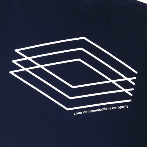  COLOR COMMUNICATIONS T-SHIRT カラーコミュニケーションズ Tシャツ 3C DIAMONDS METRO BLUE スケートボード スケボー 4