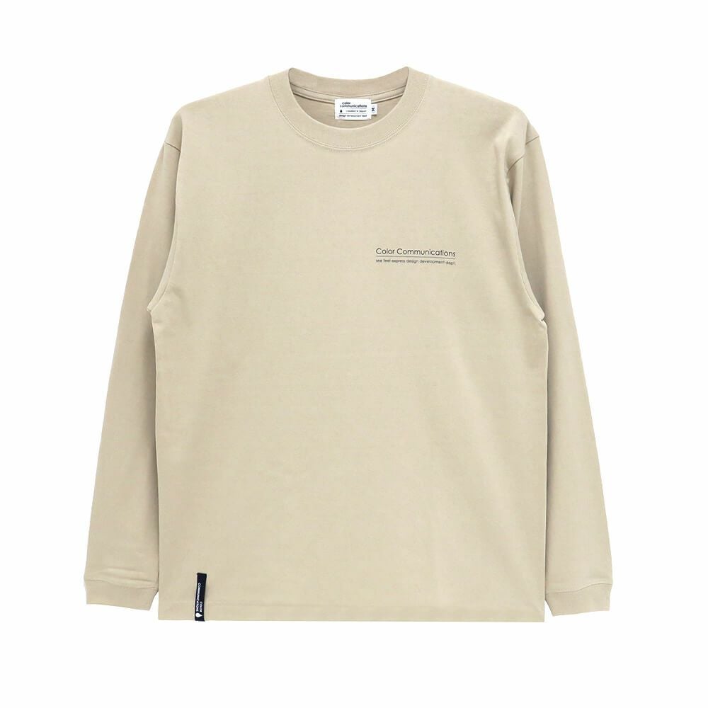 COLOR COMMUNICATIONS LONG SLEEVE カラーコミュニケーションズ ロングスリーブTシャツ RE-LETTER 2012 STONE スケートボード スケボー 1