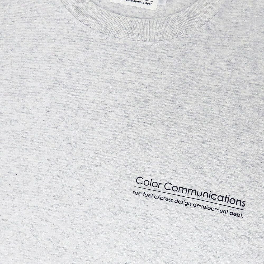 COLOR COMMUNICATIONS LONG SLEEVE カラーコミュニケーションズ ロングスリーブTシャツ RE-LETTER 2012 ASH スケートボード スケボー 2